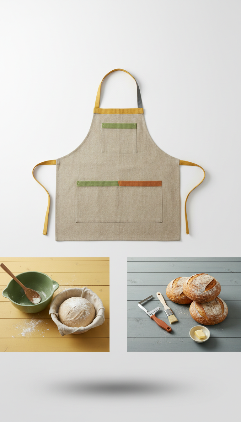 Cotton Egg Gathering Apron